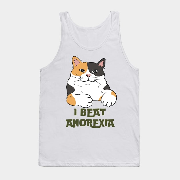 Beat Anorexia Tank Top by dudelinart